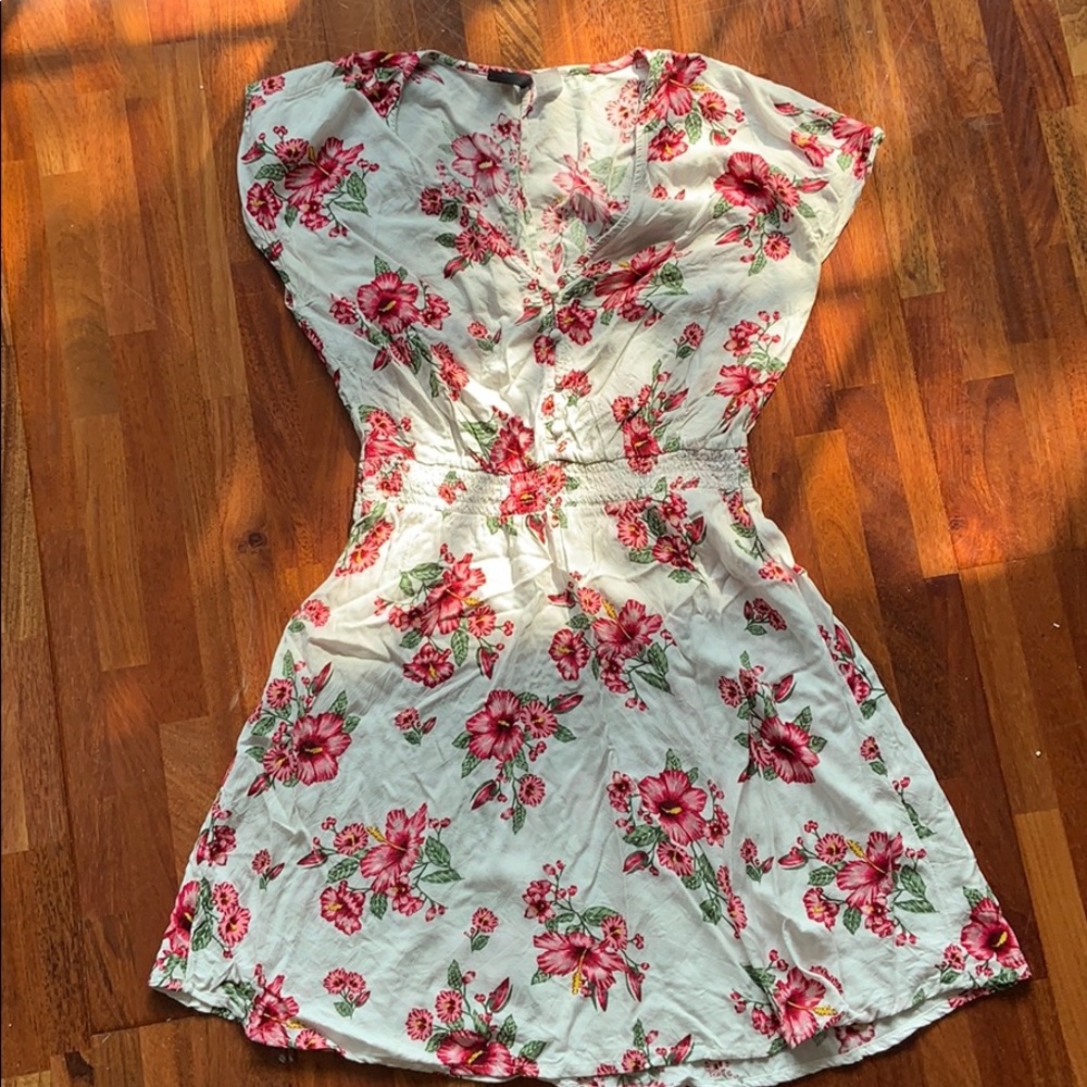 H&M Divided White Floral Summer Dress